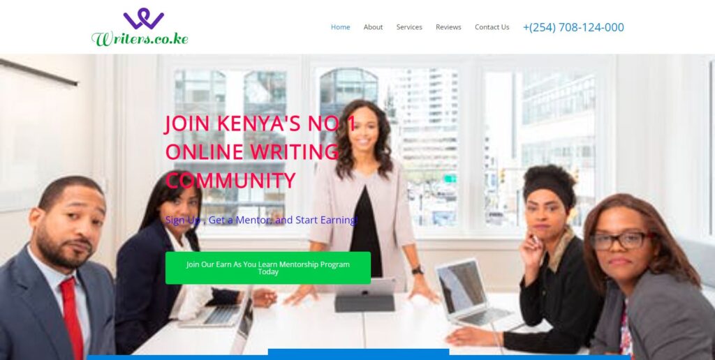 five best websites in kenya for online writing jobs